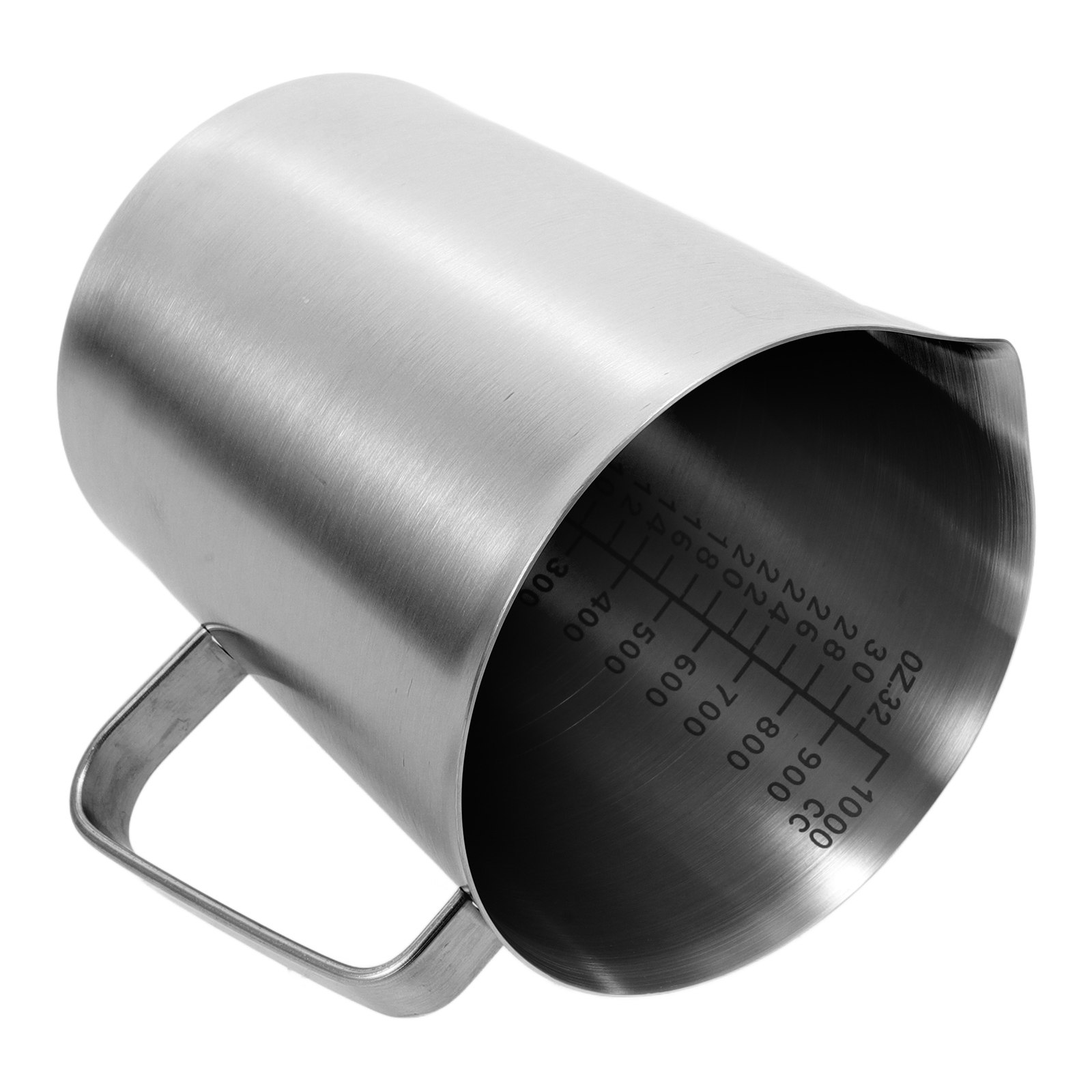 Milk Steaming Pitcher - Professionele roestvrijstalen melkkan met grote capaciteit,