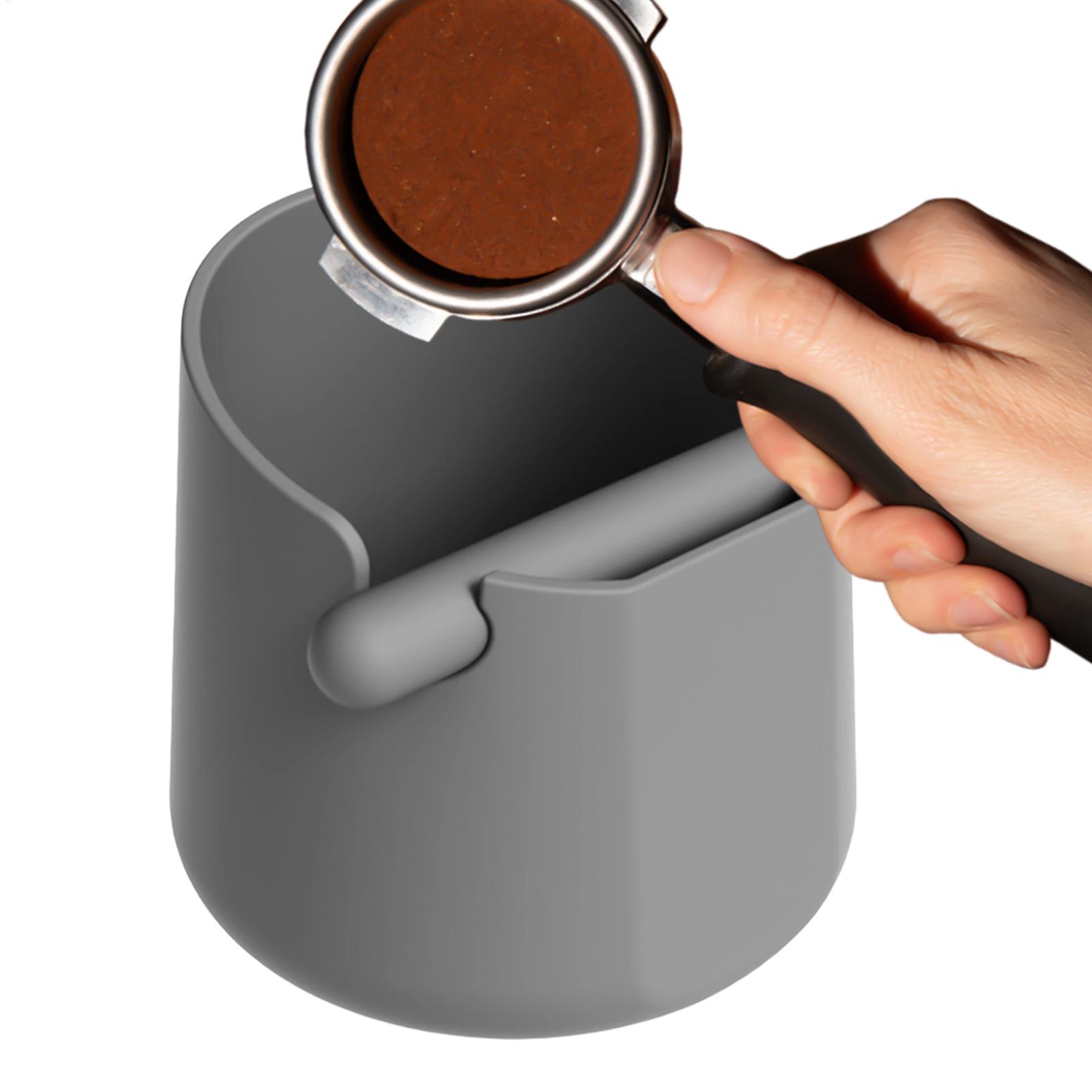 Coffee Knock Box - Koffiedrab-afvulbox met verwijderbare stang, antislip koffie-afklopbak