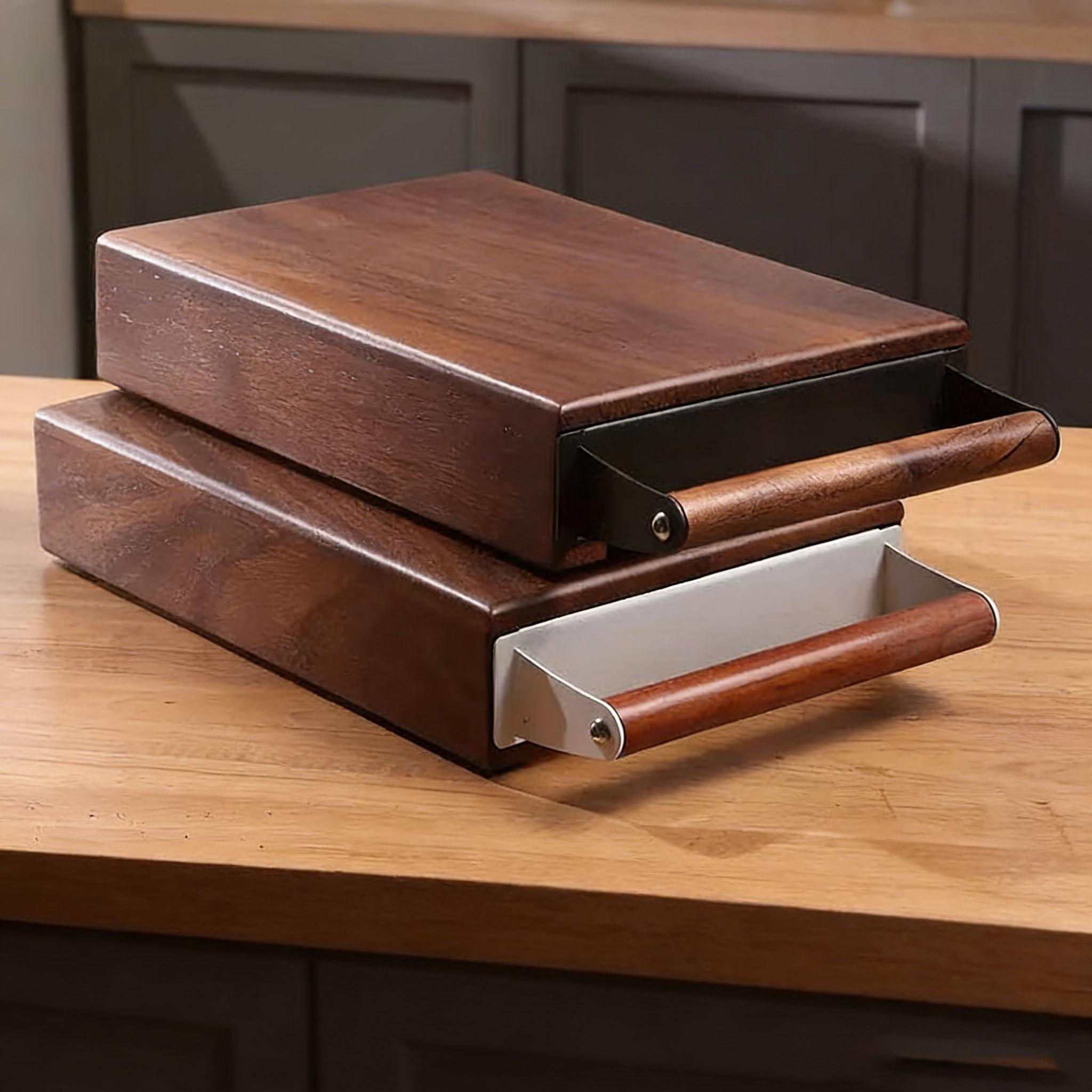 Coffee Knock Box - Walnoot Koffie Knock Box Espresso Knocker