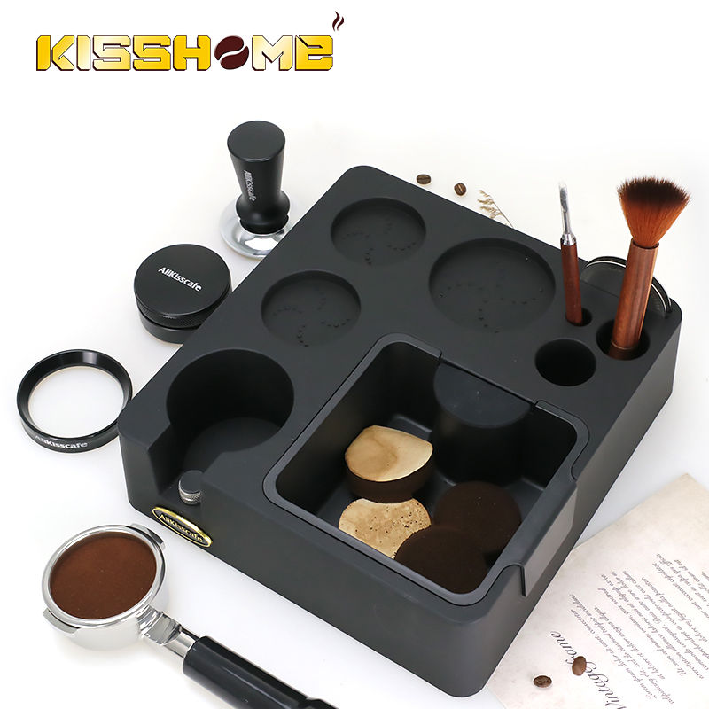 Coffee Knock Box - Espresso Tamping Station Met Knock Box