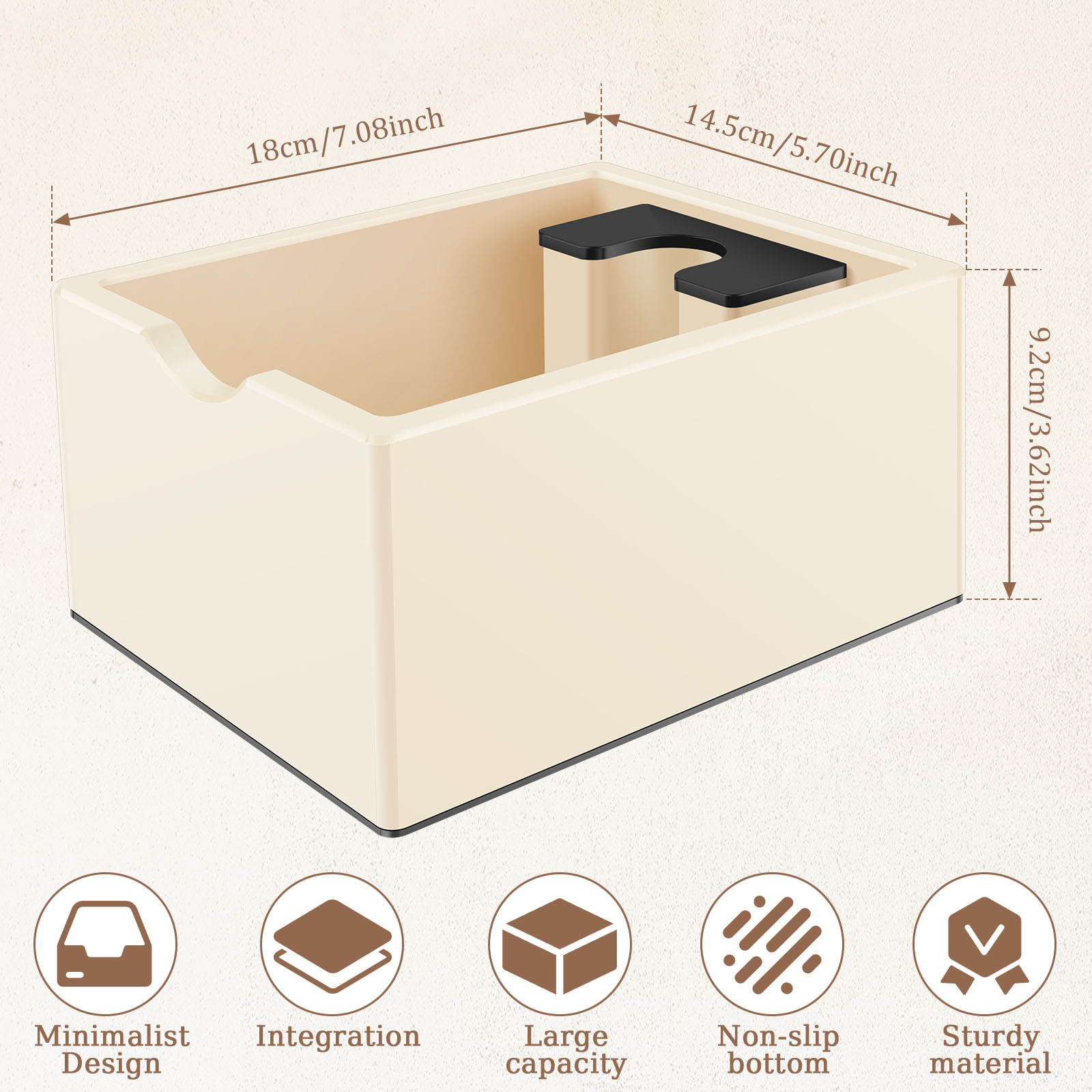 Espresso-knockbox met grote ca - Coffee Knock Box recensie en prijs