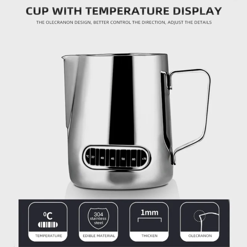 350 ml Rvs Melkopschuimkan Tem - Milk Steaming Pitcher recensie en prijs