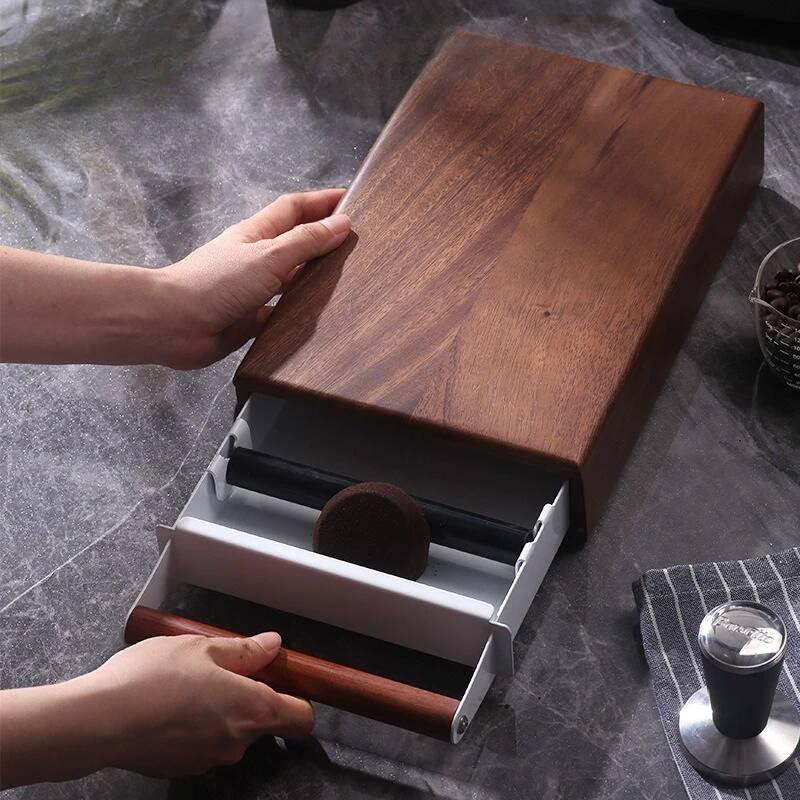 Walnoot Koffie Knock Box Espre - Coffee Knock Box recensie en prijs